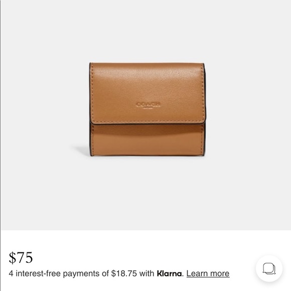 Coach Flap Card Case - Picture 1 of 5